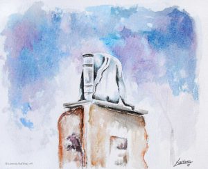 "Aretusa", acuarela sobre papel. Lorena Martínez