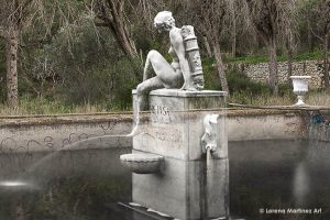 "Aguas del recuerdo" (2017), fotomontaje digital, 20x30cm, Lorena Martínez