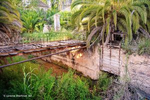 "Junto a las arquerías" (2012), fotomontaje digital, 20x30cm, Lorena Martínez