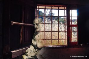 "Memoria de una inspiración" (2013), fotomontaje digital, 20x30cm, Lorena Martínez