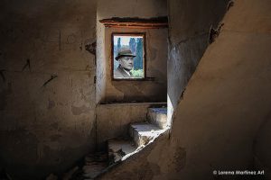 "Miradas de un paseo matutino" (2015), fotomontaje digital, 20x30cm, Lorena Martínez