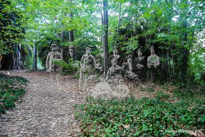 "Paseo de palmeras" (2014), fotomontaje digital, 20x30cm, Lorena Martínez