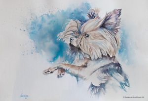 Romy, acuarela sobre papel, 29,7x42 cm