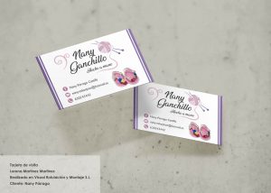 Tarjeta de visita Nany Ganchillo - Lorena Martínez