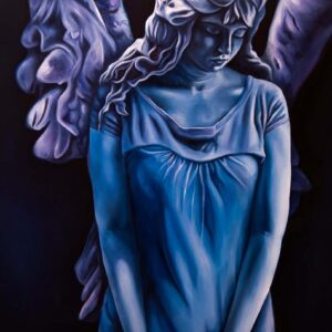 Angel of oblivion, óleo sobre lienzo, 100x81cm, Lorena Martínez