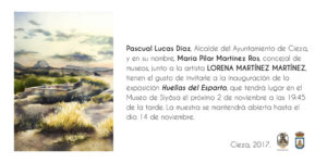 Invitación exposición Huellas del Esparto - Lorena Martínez